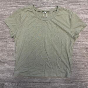 Anrabess Women's Green and Khaki T-shirt